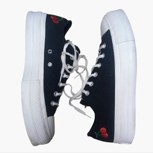 Converse Chuck Taylor Women's Size 9.5 AS Cherries Platform Sneaker  A08862F